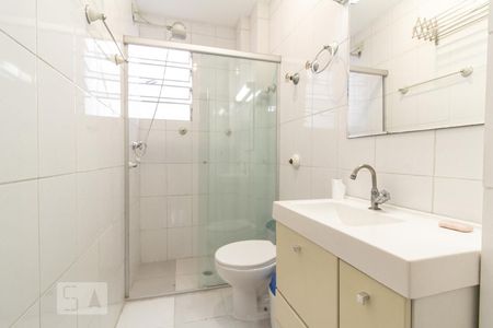 Banheiro de kitnet/studio à venda com 1 quarto, 35m² em Vila Buarque, São Paulo