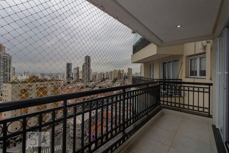 Varanda da Sala de kitnet/studio à venda com 1 quarto, 40m² em Vila Regente Feijó, São Paulo