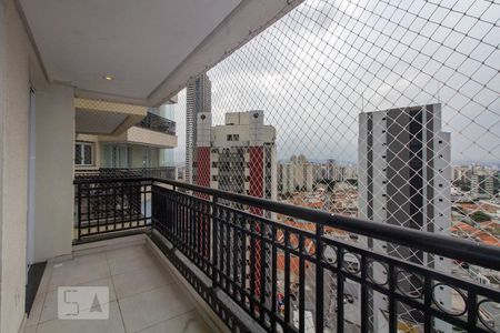 Varanda da Sala de kitnet/studio à venda com 1 quarto, 40m² em Vila Regente Feijó, São Paulo