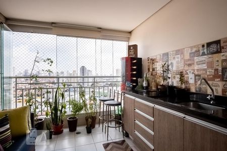 Varanda gourmet de apartamento à venda com 3 quartos, 70m² em Vila Carrão, São Paulo