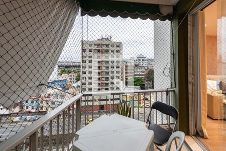 Varanda da Sala de apartamento à venda com 1 quarto, 65m² em Maracanã, Rio de Janeiro