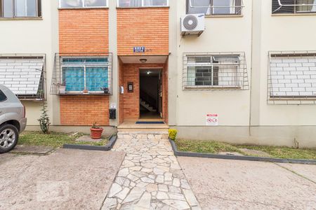 Fachada do bloco de apartamento à venda com 1 quarto, 44m² em Vila Jardim, Porto Alegre