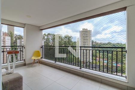 Varanda da Sala de apartamento à venda com 2 quartos, 65m² em Jardim Ampliação, São Paulo