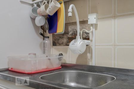 Cozinha de apartamento à venda com 1 quarto, 49m² em São Geraldo, Porto Alegre