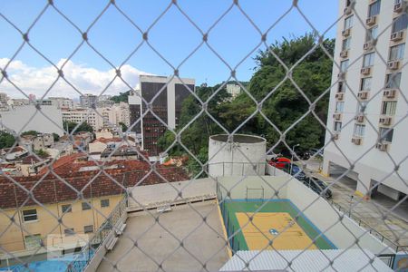 Vista da Sala de apartamento para alugar com 3 quartos, 80m² em Laranjeiras, Rio de Janeiro