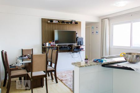 Sala de apartamento para alugar com 2 quartos, 59m² em Vila Valparaíso, Santo André