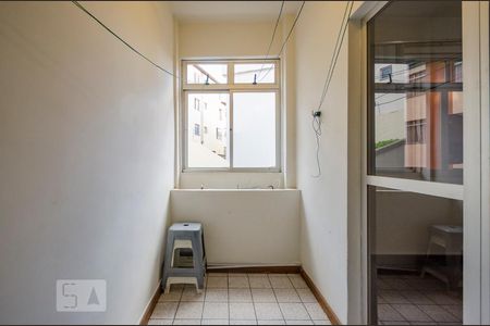 Varanda da Sala de apartamento para alugar com 3 quartos, 118m² em Estoril, Belo Horizonte