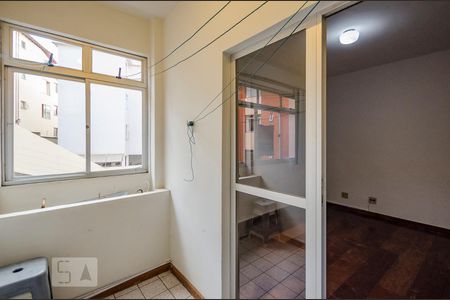 Varanda da Sala de apartamento para alugar com 3 quartos, 118m² em Estoril, Belo Horizonte