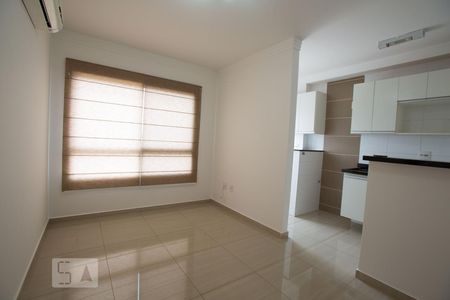 Sala de apartamento para alugar com 1 quarto, 36m² em Residencial Flórida, Ribeirão Preto