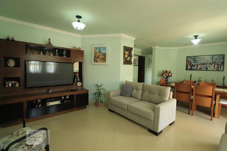 Sala de apartamento à venda com 3 quartos, 130m² em Vila Valparaiso, Santo André