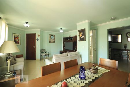 Sala de apartamento para alugar com 3 quartos, 130m² em Vila Valparaiso, Santo André