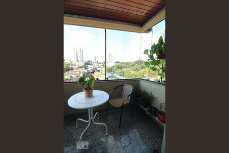 Varanda da Sala de apartamento à venda com 3 quartos, 130m² em Vila Valparaiso, Santo André