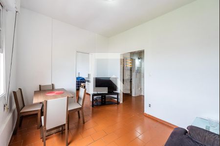 Sala de apartamento para alugar com 1 quarto, 47m² em Ponta da Praia, Santos