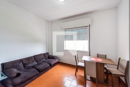 Sala de apartamento para alugar com 1 quarto, 47m² em Ponta da Praia, Santos