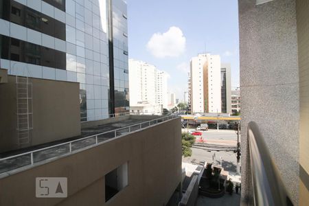 Varanda da Sala de kitnet/studio à venda com 1 quarto, 34m² em Vila Mariana, São Paulo