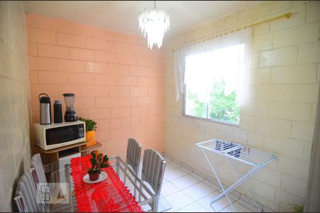 Quarto 1 - sala de jantar  de apartamento à venda com 2 quartos, 48m² em Guajuviras, Canoas