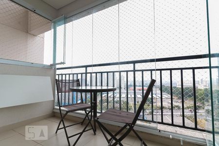 Varanda da Sala de apartamento à venda com 1 quarto, 33m² em Vila Campesina, Osasco