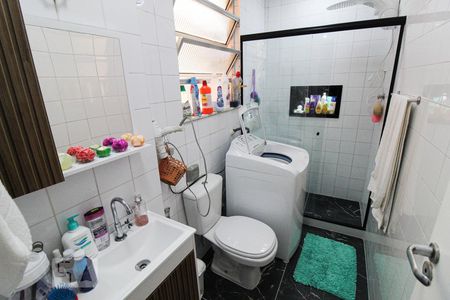 Banheiro da Suíte 1 de apartamento à venda com 2 quartos, 55m² em Centro, Rio de Janeiro