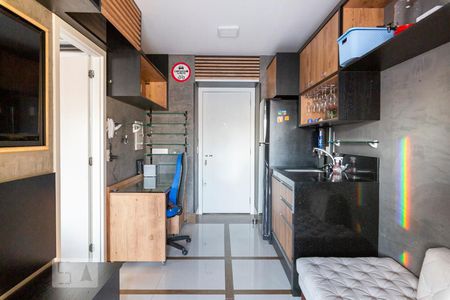 Sala/Cozinha de apartamento para alugar com 1 quarto, 37m² em Campos Elíseos, São Paulo