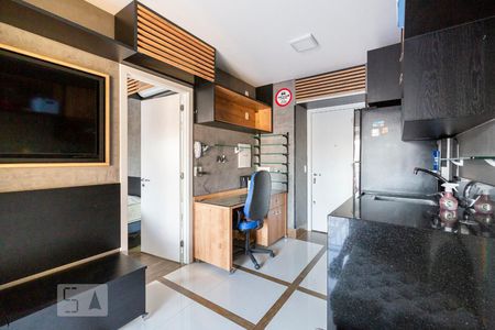 Sala/Cozinha de apartamento para alugar com 1 quarto, 37m² em Campos Elíseos, São Paulo