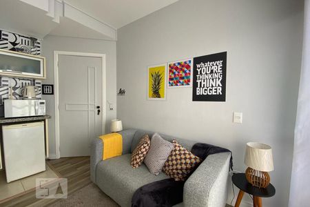 Sala de apartamento para alugar com 1 quarto, 39m² em Paraíso do Morumbi, São Paulo