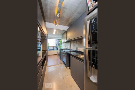 Cozinha  de apartamento à venda com 1 quarto, 70m² em Petrópolis, Porto Alegre