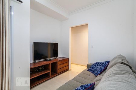 Sala de TV de apartamento à venda com 2 quartos, 88m² em Campestre, Santo André