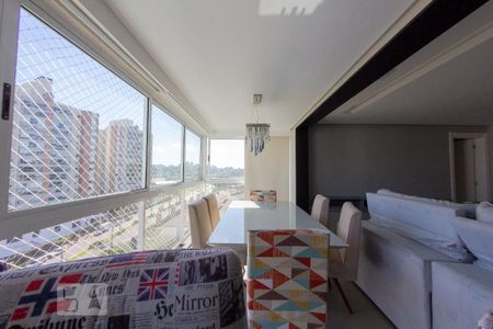 Varanda com Churrasqueira de apartamento para alugar com 3 quartos, 114m² em Jardim do Salso, Porto Alegre