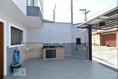 Garagem, área de serviço e espaço gourmet de casa à venda com 2 quartos, 70m² em Vila Alpina, São Paulo