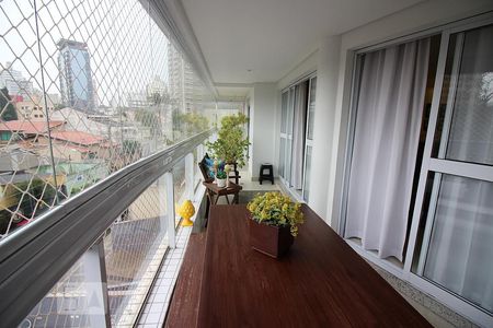 Varanda gourmet de apartamento à venda com 3 quartos, 150m² em Centro, São Bernardo do Campo