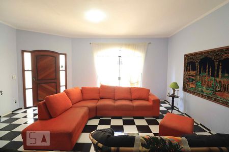 Sala de casa à venda com 3 quartos, 318m² em Vila Scarpelli, Santo André