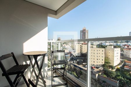Varanda Sala de kitnet/studio para alugar com 1 quarto, 35m² em Jardim Faculdade, Sorocaba