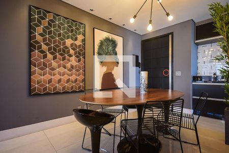 Sala de jantar de apartamento à venda com 2 quartos, 70m² em Jardim Fonte do Morumbi, São Paulo