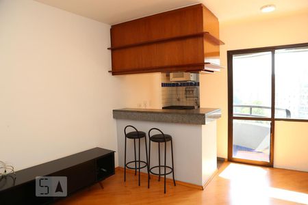 Sala/Cozinha de apartamento à venda com 1 quarto, 30m² em Vila Suzana, São Paulo