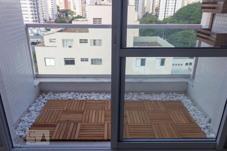 Varanda da Sala de apartamento para alugar com 2 quartos, 62m² em Vila Olímpia, São Paulo