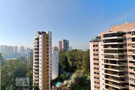 Vista da Varanda da Sala de kitnet/studio para alugar com 1 quarto, 70m² em Vila Andrade, São Paulo