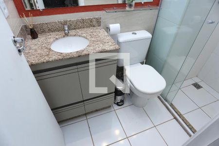 Banheiro de apartamento para alugar com 1 quarto, 43m² em Sul (águas Claras), Brasília