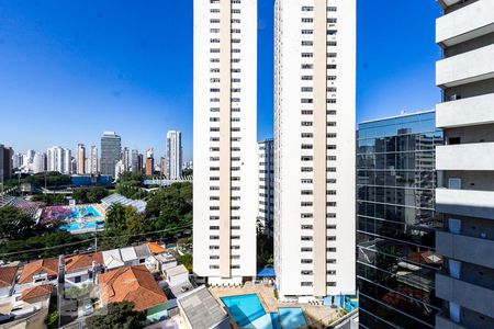 Varanda da Sala - Vista de kitnet/studio à venda com 1 quarto, 30m² em Paraíso, São Paulo