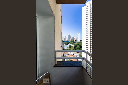 Varanda da Sala de kitnet/studio à venda com 1 quarto, 30m² em Paraíso, São Paulo