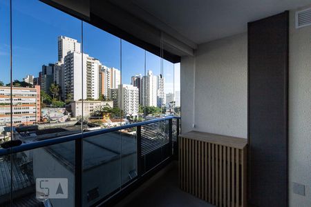 Varanda de kitnet/studio para alugar com 1 quarto, 25m² em Cerqueira César, São Paulo