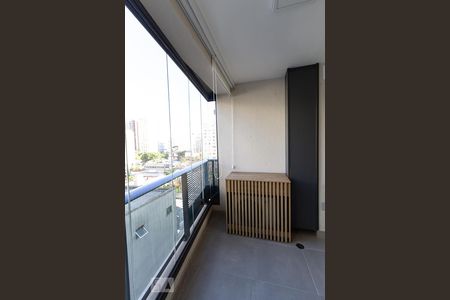 Varanda de kitnet/studio para alugar com 1 quarto, 25m² em Cerqueira César, São Paulo