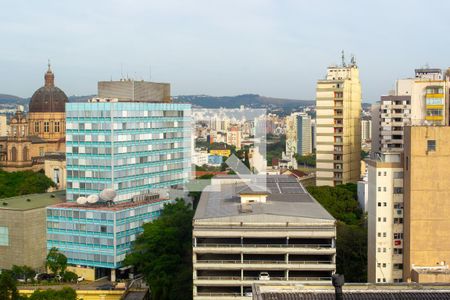 Vista da sala de apartamento à venda com 1 quarto, 40m² em Centro Histórico, Porto Alegre