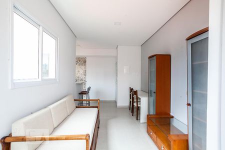 Sala de apartamento para alugar com 1 quarto, 40m² em Vila São Pedro, Santo André