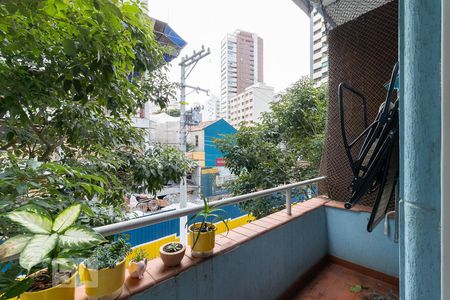 Varanda da Sala de apartamento para alugar com 2 quartos, 87m² em Aclimação, São Paulo
