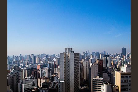 Vista de kitnet/studio para alugar com 1 quarto, 35m² em Santa Cecília, São Paulo