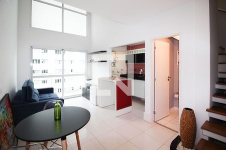 Sala de apartamento para alugar com 1 quarto, 47m² em Vila Nova Conceição, São Paulo