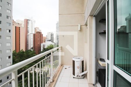 Varanda de apartamento para alugar com 1 quarto, 47m² em Vila Nova Conceição, São Paulo