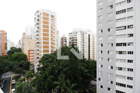 Vista da Varanda de apartamento para alugar com 1 quarto, 47m² em Vila Nova Conceição, São Paulo