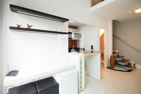 Sala de apartamento para alugar com 1 quarto, 47m² em Vila Nova Conceição, São Paulo