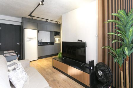 Sala de apartamento para alugar com 1 quarto, 30m² em Consolação, São Paulo